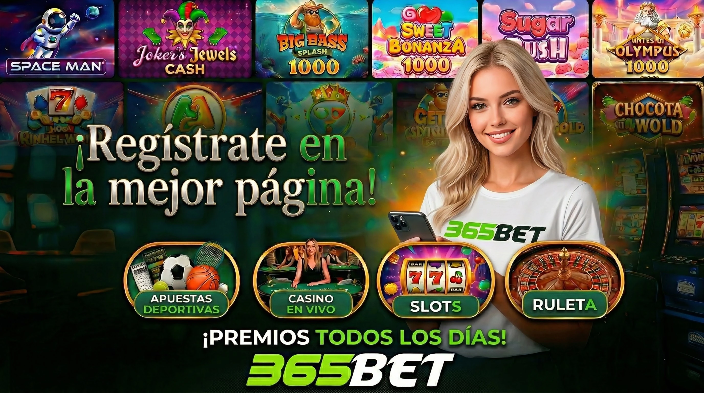 365bet - Apuestas Deportivas, Casino en Vivo, Slots, Ruleta